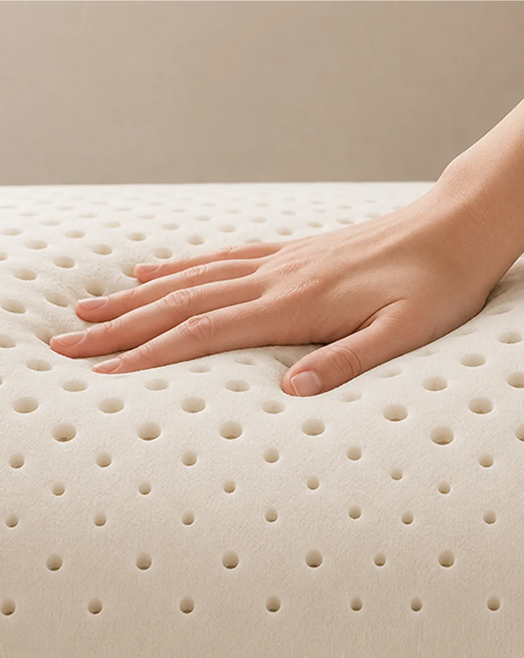 Oreiller en latex naturel perforé – Image 2